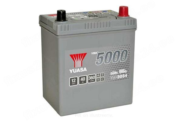 YUASA 12V 40Ah 360A 187X127X223 -/+