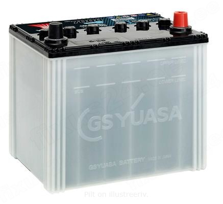 YUASA 12V 65Ah 620A EFB 232X173X225 -/+