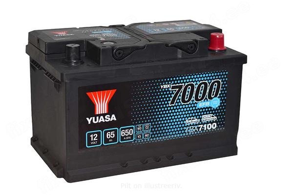 12V 65Ah 650A Yuasa EFB Start aku